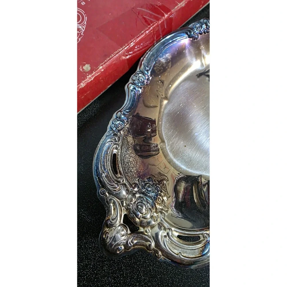 NOS Silver Artistry Community Silverplate Oneida Smiths Serving Dish‎ W/ Spoon